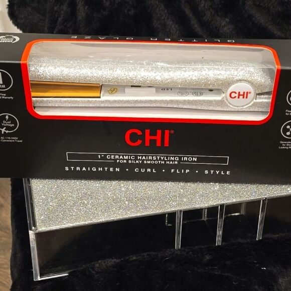 CHI 1" Ceramic Hairstyling Iron- Glitter Glaze - Picture 8 of 8